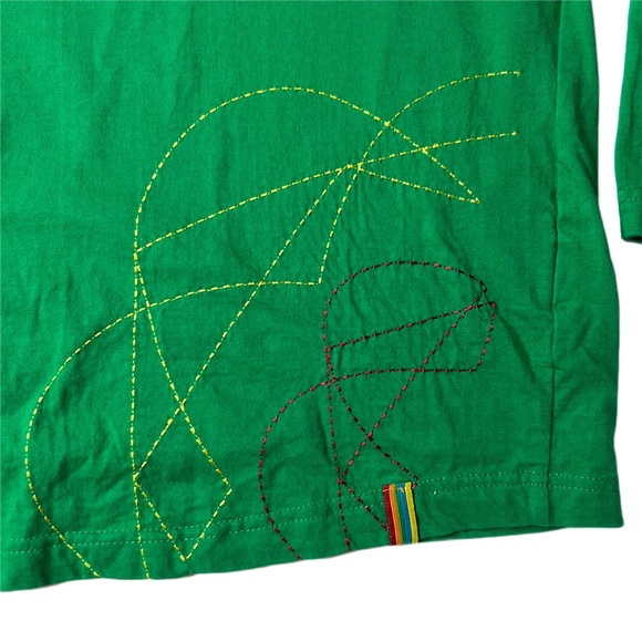 Vintage Coogi Green Embroidered Long Sleeve T-Shirt 2XL | L/S Tee Shirt XXL - Picture 6 of 13